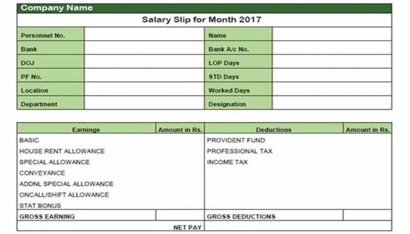 Salary Slip Download Payslip Salary Slip Format In Excel Word Pdf