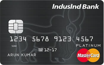 indusland credit card